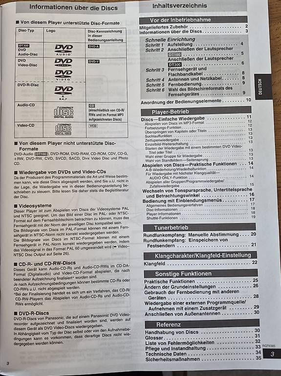 Lecteur multimedia & Streamer: DVD-System Panasonic – D'occasion à Steffisburg par brasilien81 3