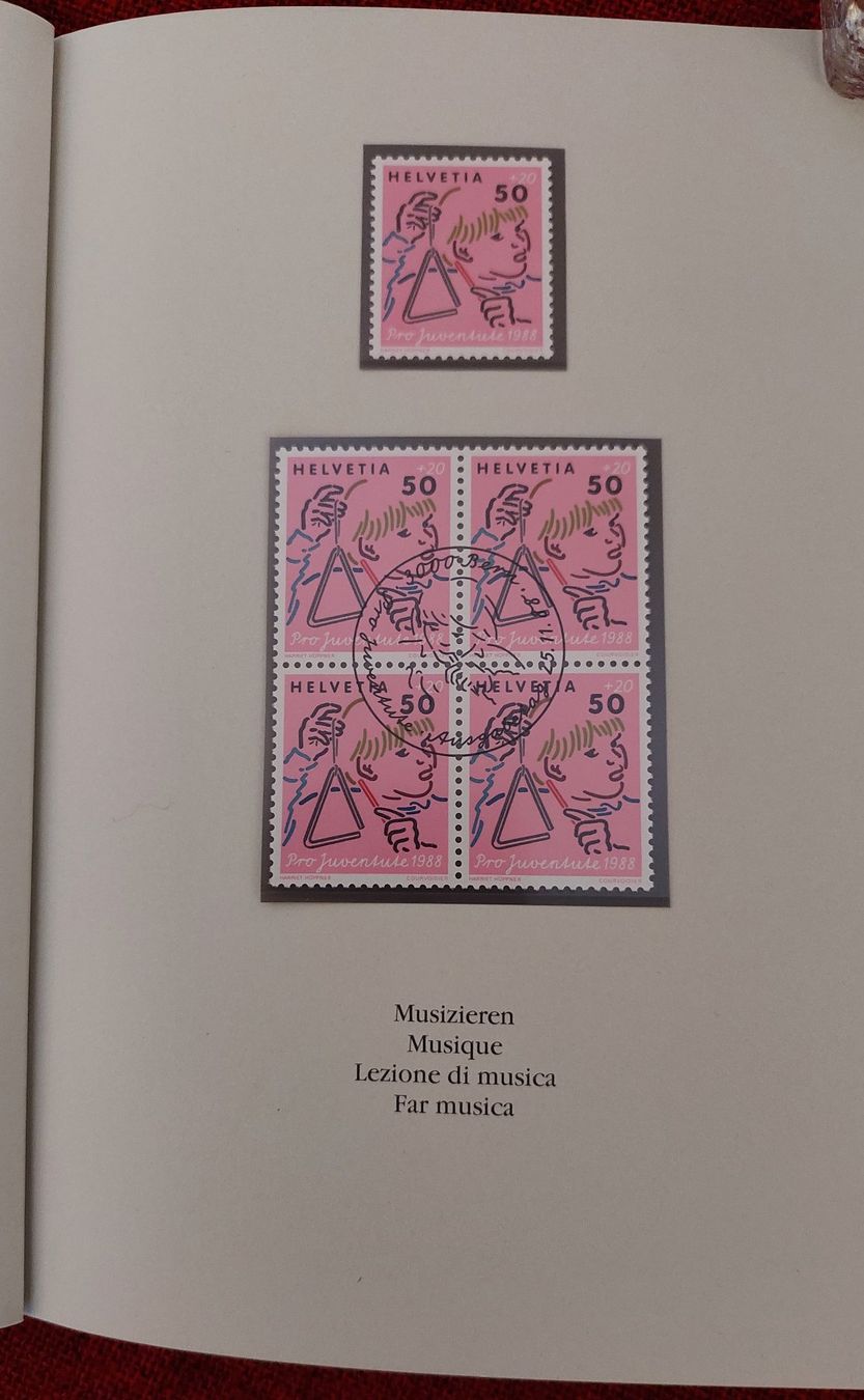 Tutti i francobolli: PTT-Markenbüchlein 'PRO JUVENTUTE 1988' – Usato da Münchenbuchsee venduto da mummeli 4
