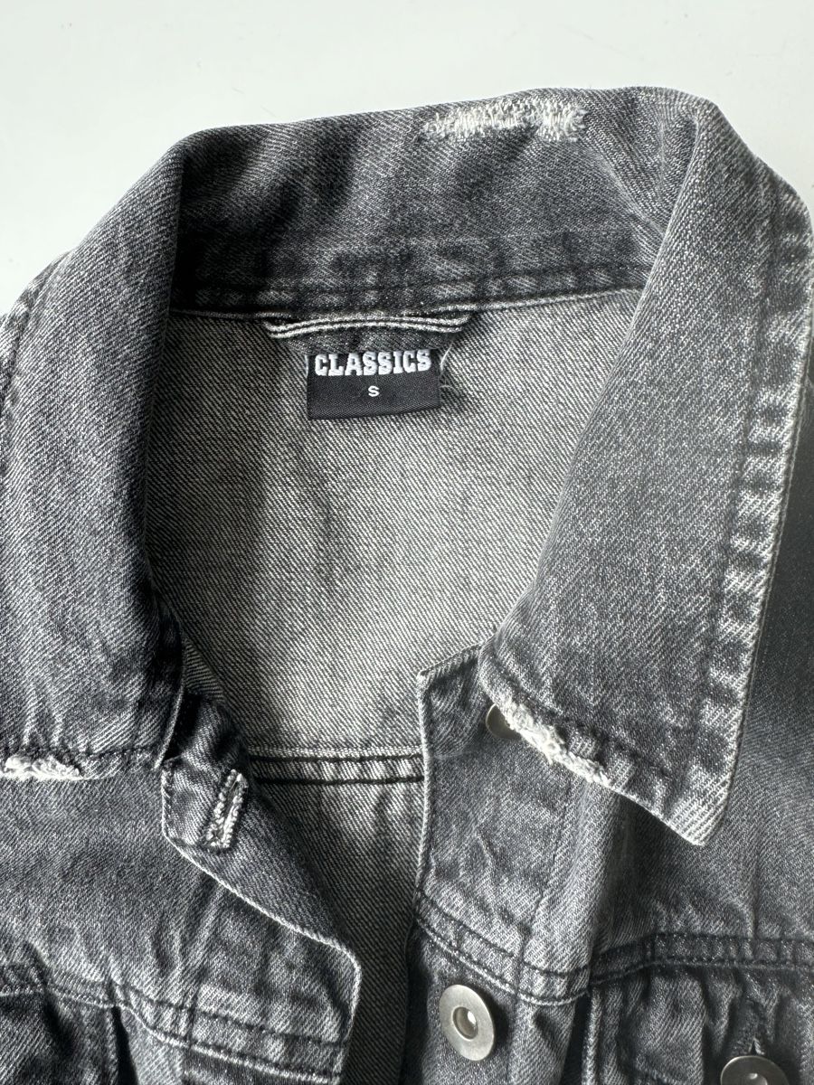 Jacken: Vintage black denim jacket, distressed look – Neu (gemäss Beschreibung) aus Zürich von forestF4iry 1