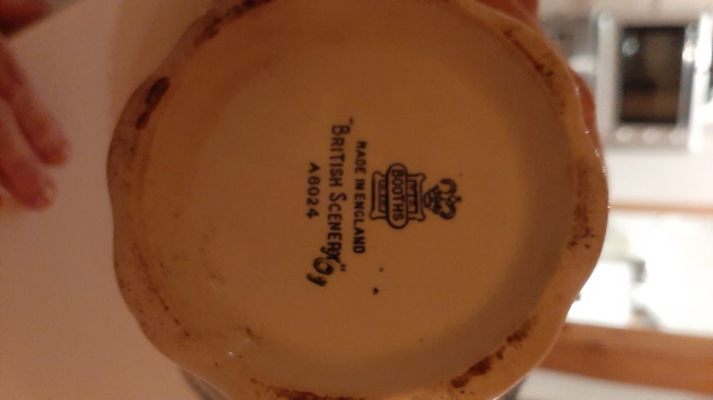 R T F)Grosses Set Tafelservice booths british scenery a8024