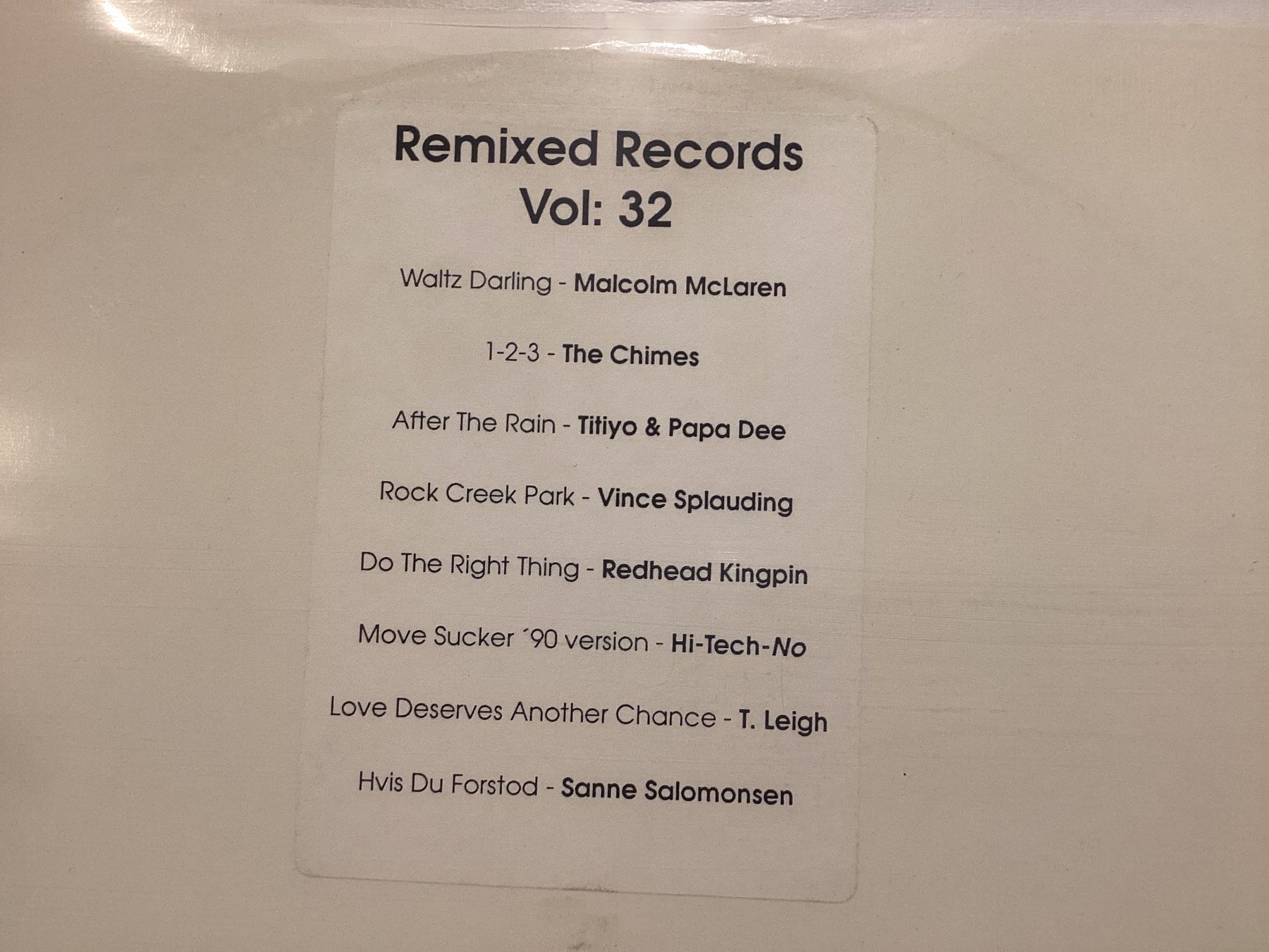 Dischi in vinile: Remixed Records Maxi-Single - Vol. 32 – Usato da Gutenswil venduto da Hamzian 1