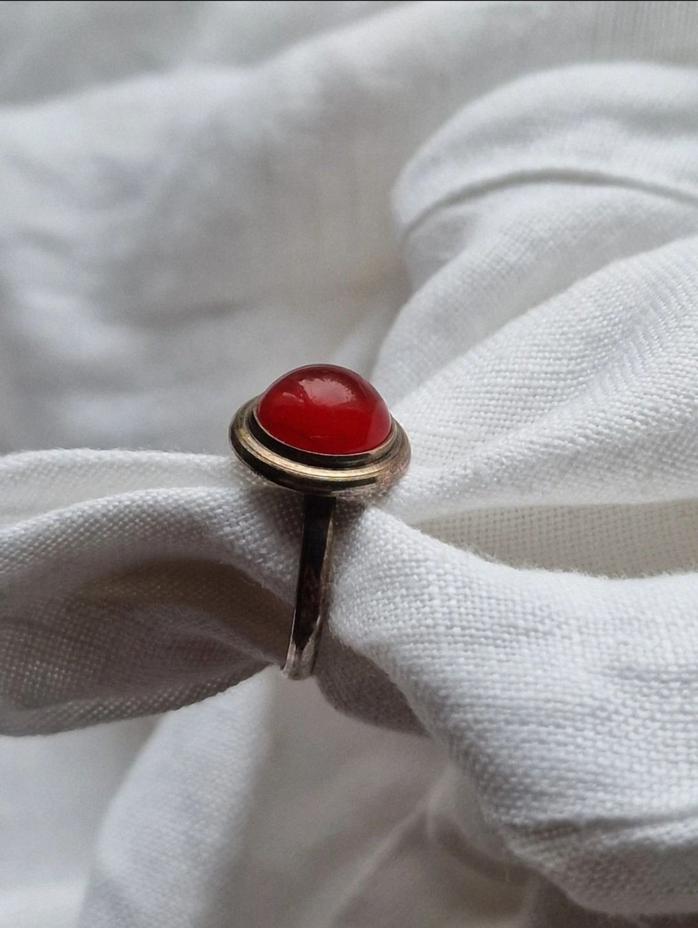 Ringe: 925 Silberring mit brasilianischem rotem Achat – Gebraucht aus Zürich von tsu_76bc 5