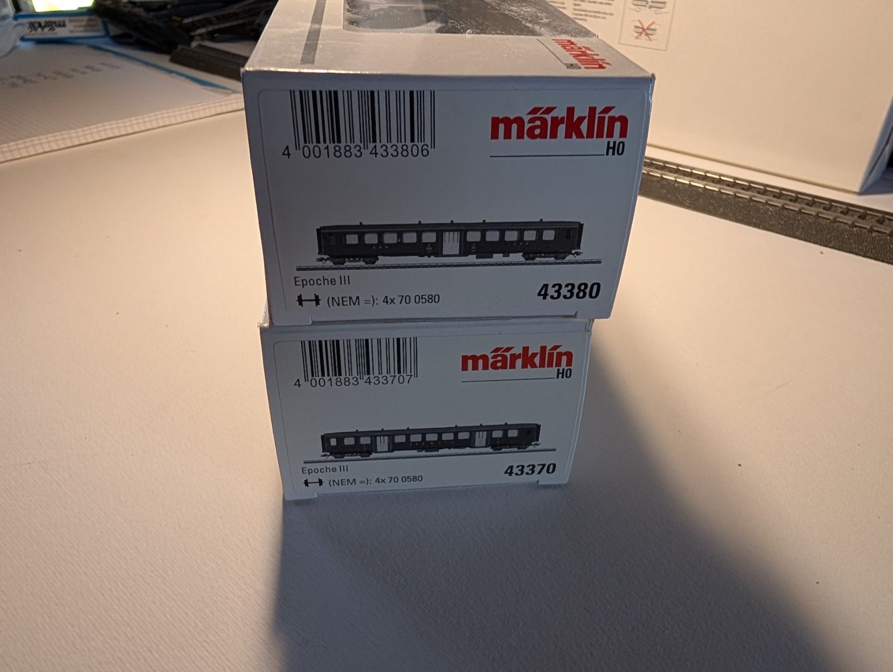 Märklin Modellini di ferrovie: Märklin 43370, 43380 SBB neu – Nuovo e nell'imballaggio originale da Steffisburg venduto da Narzisse 1