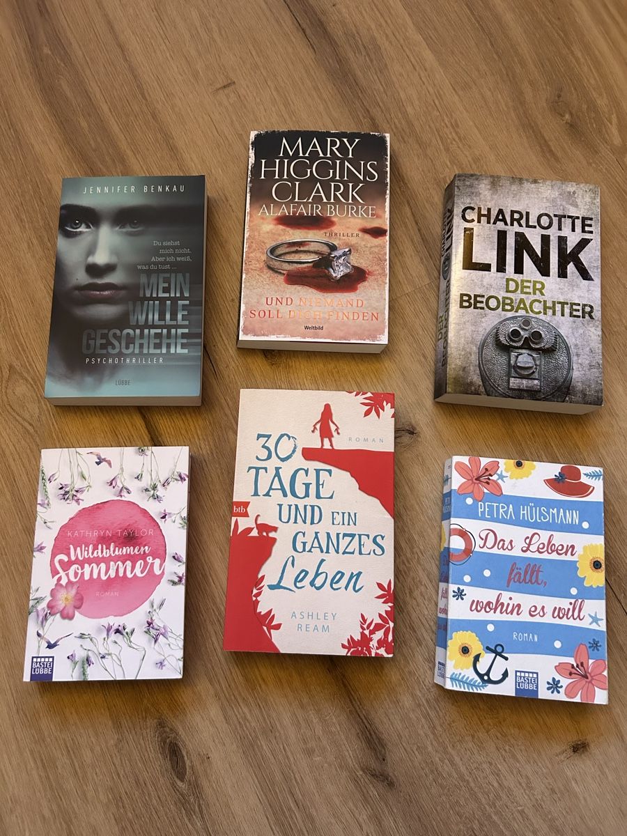 Bücher: 6 Romane – Gebraucht aus Meiringen von cor_lz6y