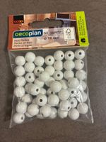 Oecoplan Holz Perlen, 52 Stk., Ø 10mm, Neu Basteln Deko