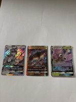 Pokemon Karten 3 Stk. GX Holo guter Zustand