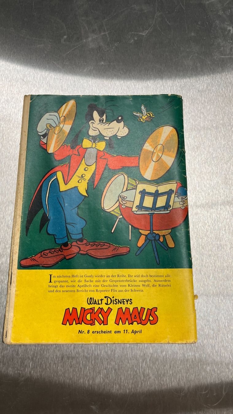 Fumetti: Micky Maus Heft Nr. 8 ,1. April 1956 – Usato da Bern venduto da daskannweg 1