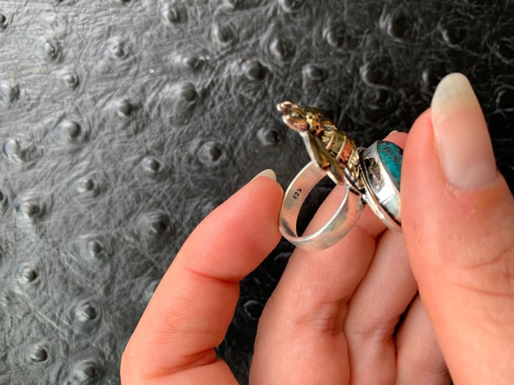 Bagues: Shattuckit Ring Silber mit Biene – Neuf (Voir description) à Birsfelden par Exclusivity 3