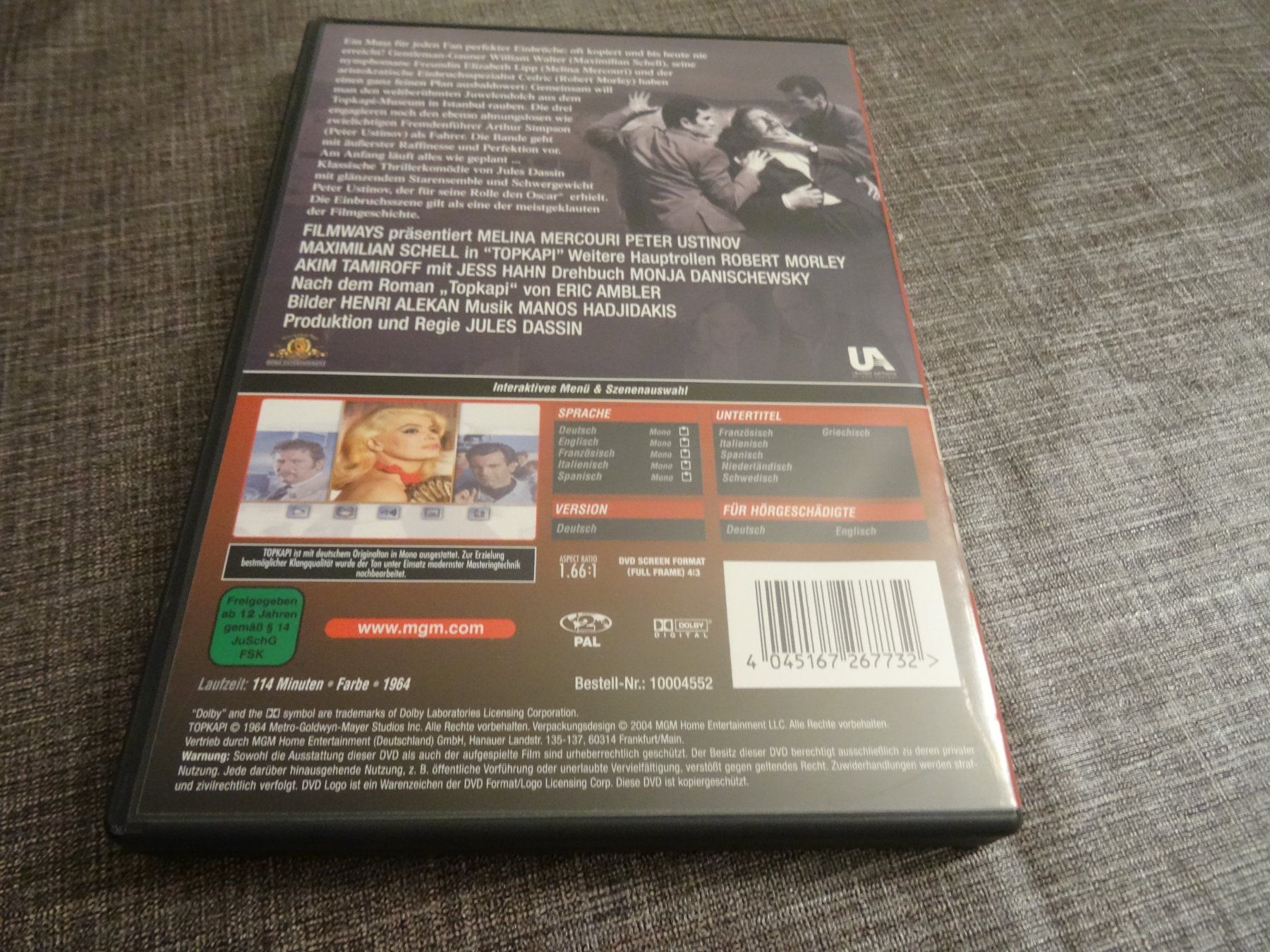 Alle DVDs: DVD Topkapi – Gebraucht aus Olten von Disc-Verkauf 2