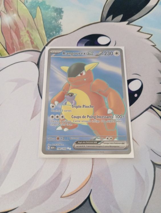 Kangourex Ex 115/165 – Coffret 10 Cartes Pokémon Françaises, Ultraboost X Écarlate Et Violet 3.5-151 – Boosters Sans Doublons