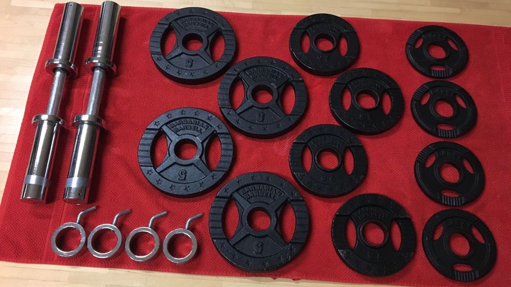 Barbarian Kurzhantel -Set, 2x 23kg, d 50mm | Kaufen auf Ricardo