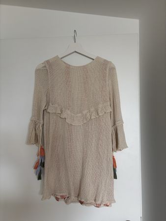 Zara Tunika mit Quasten, Gr. 36