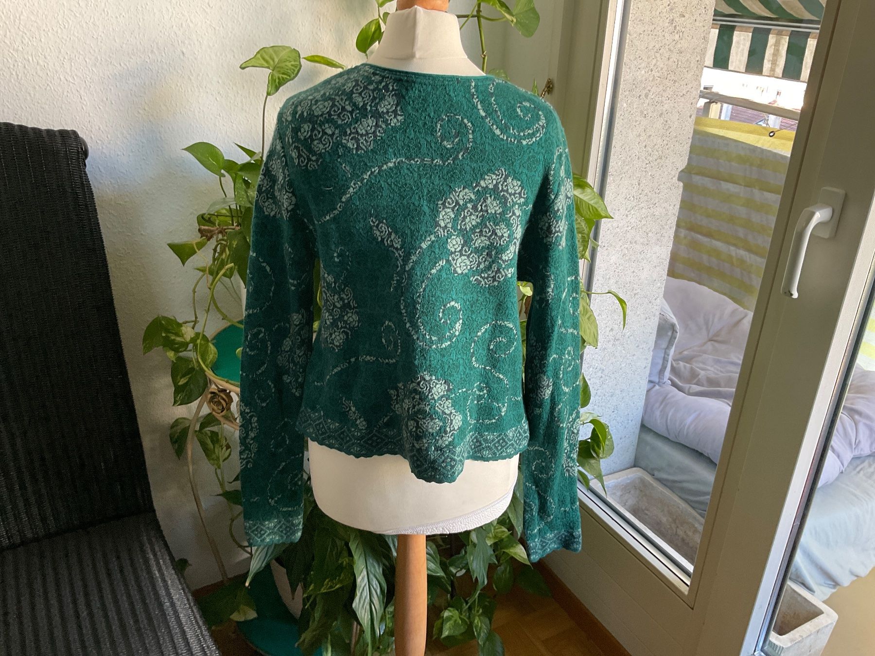 Giacche: Sublime jaquette en laine DUNQUE, Gr. M, tons verts – Usato da Genève venduto da Mazelyne 8