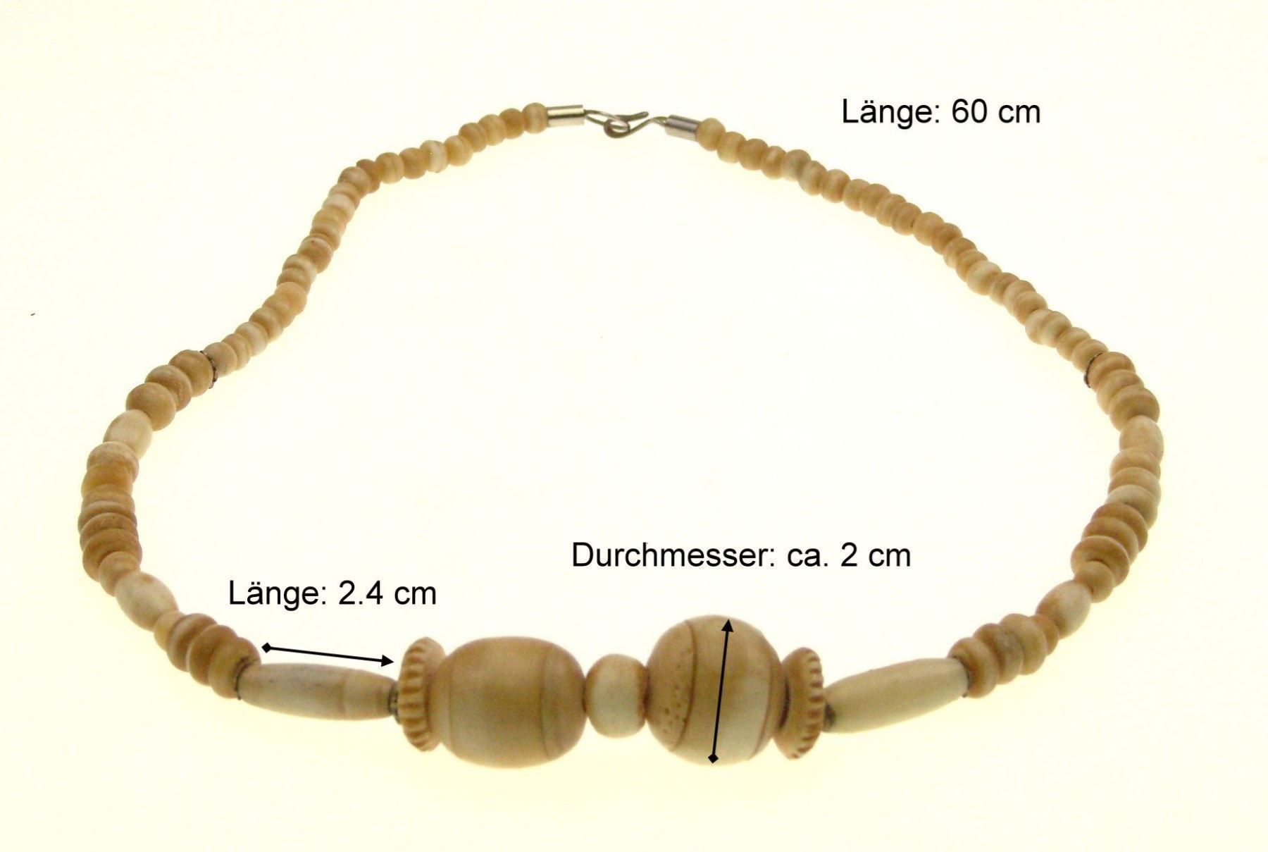 Catenine: Spezielle Knochen - Kette aus Afrika – Usato da Langenthal venduto da Sammlungs_aus 1