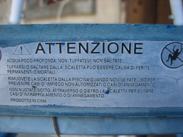 Scale: Leiter für Pool / Pool-Leiter – Usato da Winterthur venduto da pf02 4