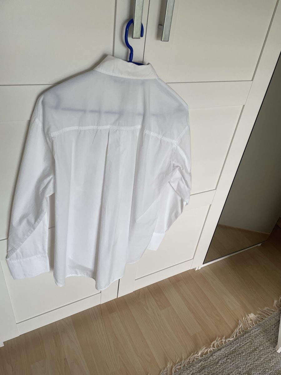 Zara Camicette: Zara Weiss Oberhemd, Gr. S,leicht Oversized, perfek – Nuovo (secondo la descrizione) da Dübendorf venduto da jlu_r7hz 2