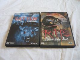 2x DVD Horror Ratten sie sind überall + Rats mörderisch Brut