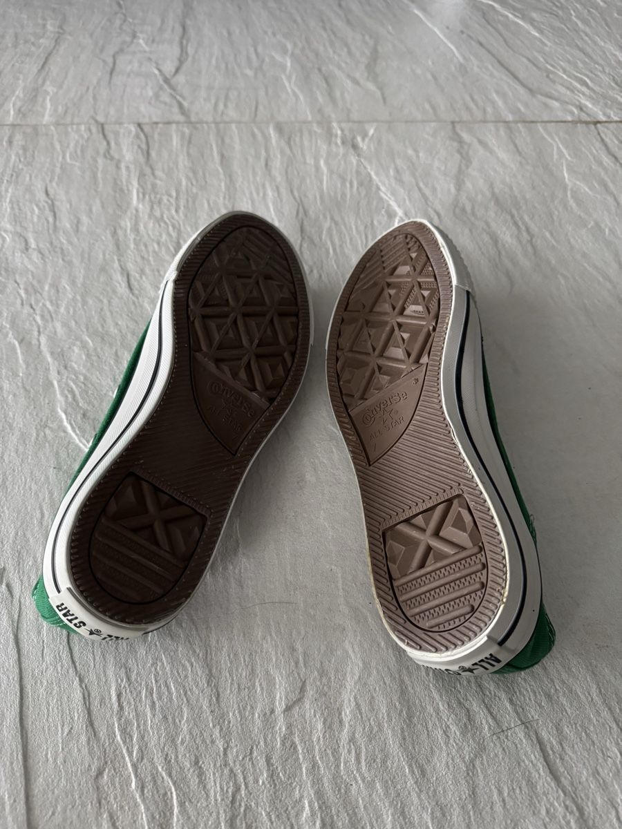 Converse Scarpe da uomo: Converse vertes, Taille 40 Europe, Neuves – Nuovo (secondo la descrizione) da Vallamand venduto da eli_tk9d 4