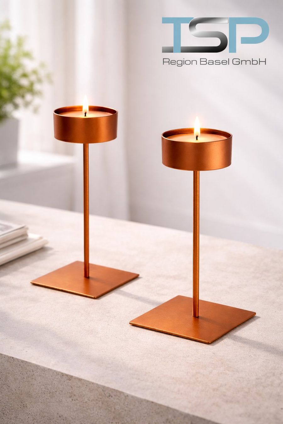 Kerzenständer: Kerzenständer "Lichtpunkt" - elegant - edel - swiss made – Neu (gemäss Beschreibung) aus Münchenstein von tsp01