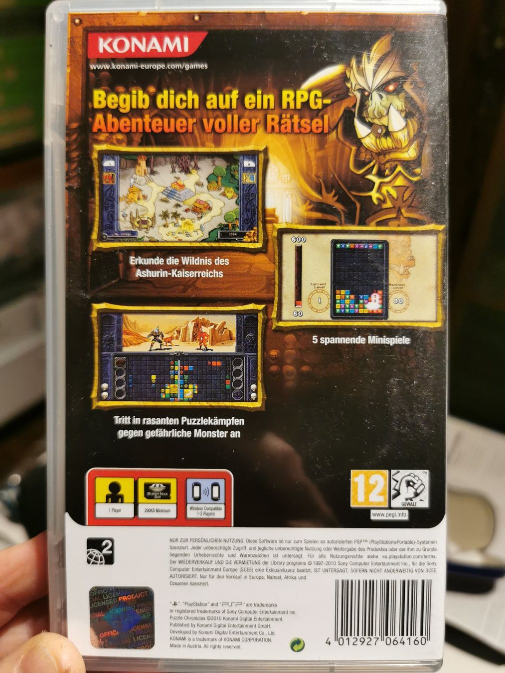 Sony Spiele: Puzzle Chronicles PSP Spiel Top Zustand – Gebraucht aus Oberglatt ZH von maravilho 1