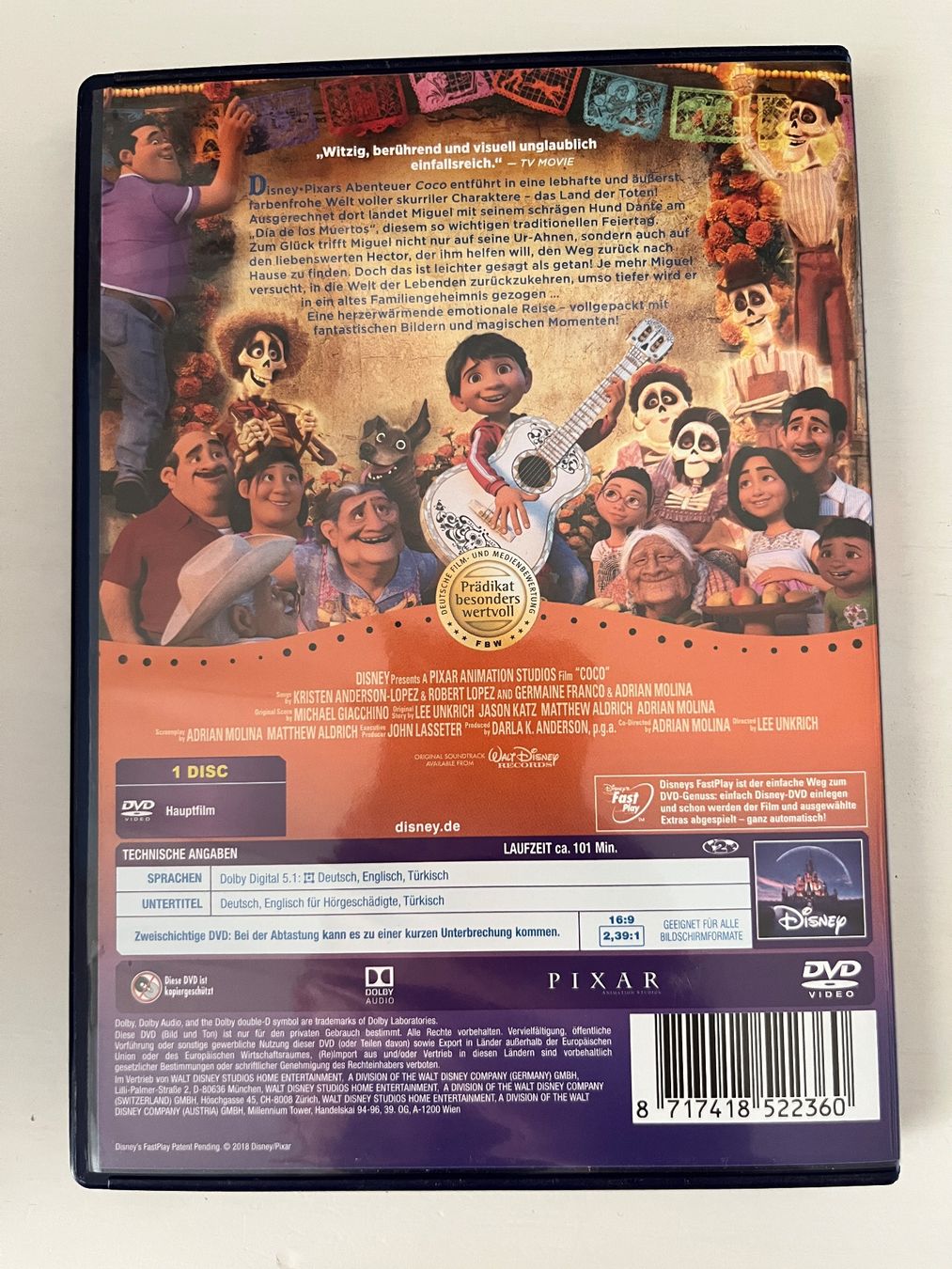 Tutti i DVDs: Disney Pixar | Coco DVD 📀 – Nuovo (secondo la descrizione) da Sierre venduto da black.box 1