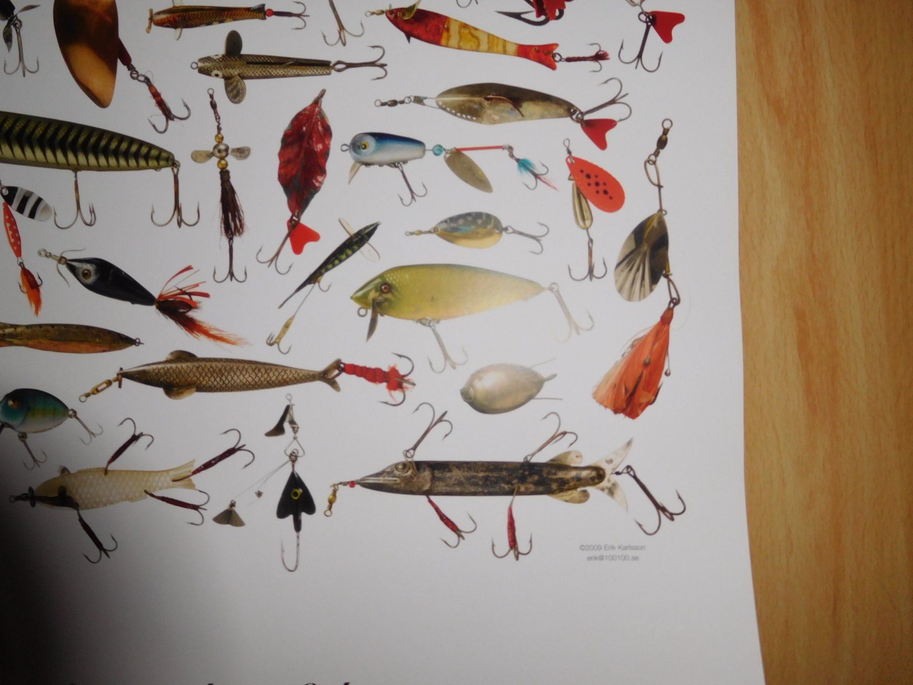 Esche: Wobbler Poster – Nuovo (secondo la descrizione) da Wallbach venduto da Pitralon1 5