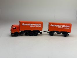 EB- Herpa Wechselbrücken Lastzug Gebr. Weiss