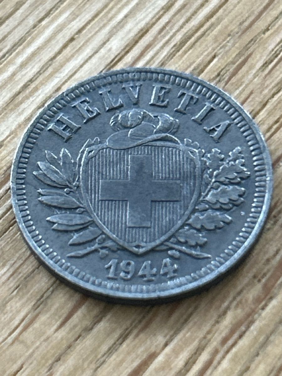 Tutti le monete: 2 Rappen 1944 – Usato da Sattel venduto da usch6417