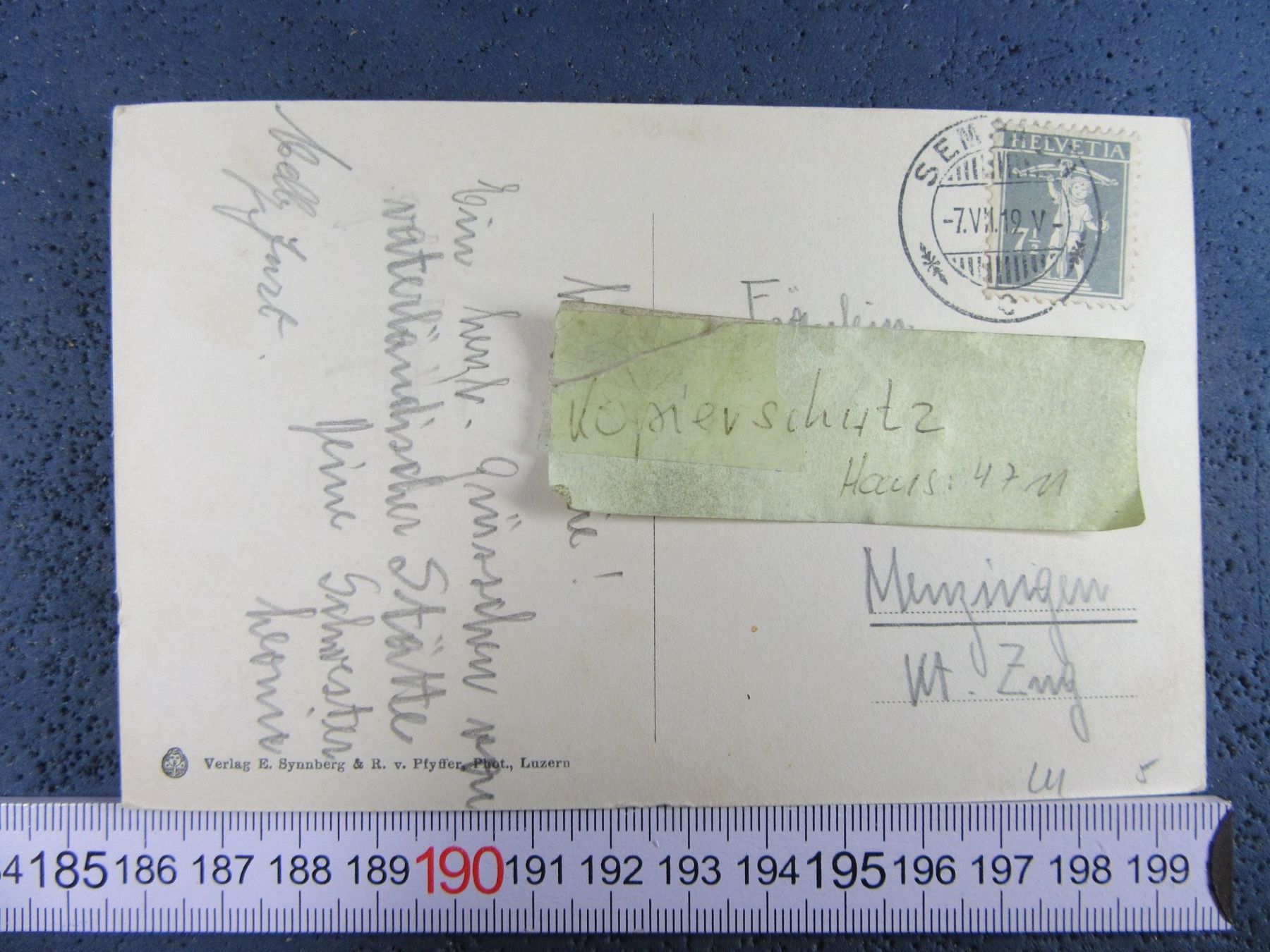 Cartoline postali: SEMPACHERSEE LU AK 1919 – Usato da Ettingen venduto da Hausi4711 1