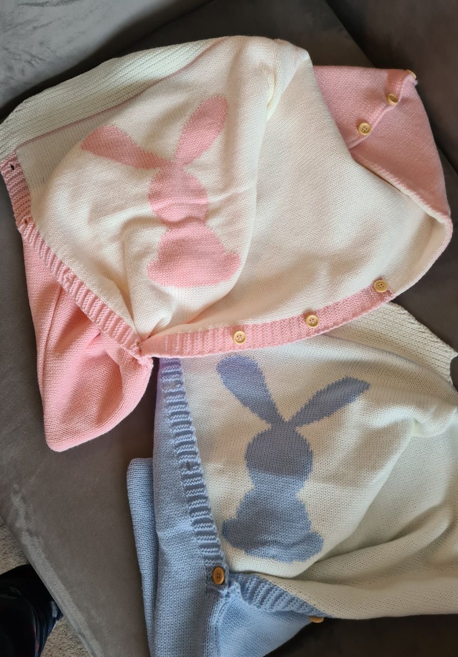 Decken: Baby Kuschelsack-Decke Häsli mit Bommel – Neu (gemäss Beschreibung) aus Winterthur von bibummi 3