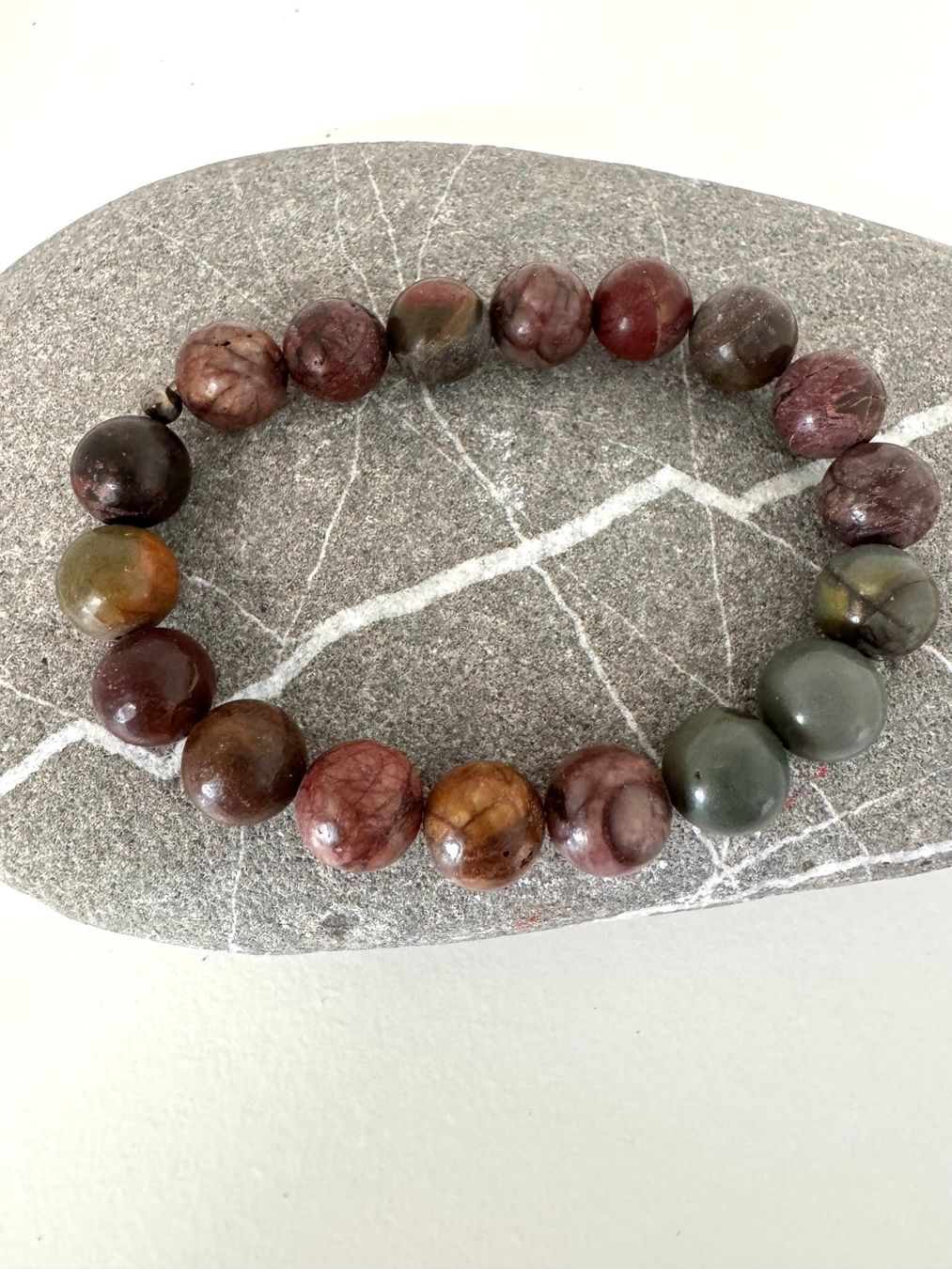 Bracciali & Braccialetti: Armband Picasso-Jaspis. – Nuovo (secondo la descrizione) da Biberist venduto da tl-schmuck