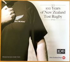 2003 Neuseeland Folder 100 Jahre Rugby FDC +Block +Satz **