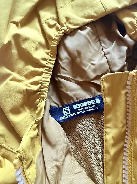 Giacche: SALOMON YELLOW HOODED JACKET – Usato da Genève venduto da ech_96wh 1