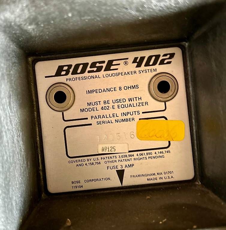 Bose Casse acustiche: Bose 402 – Usato da Muralto venduto da MusicLC 1