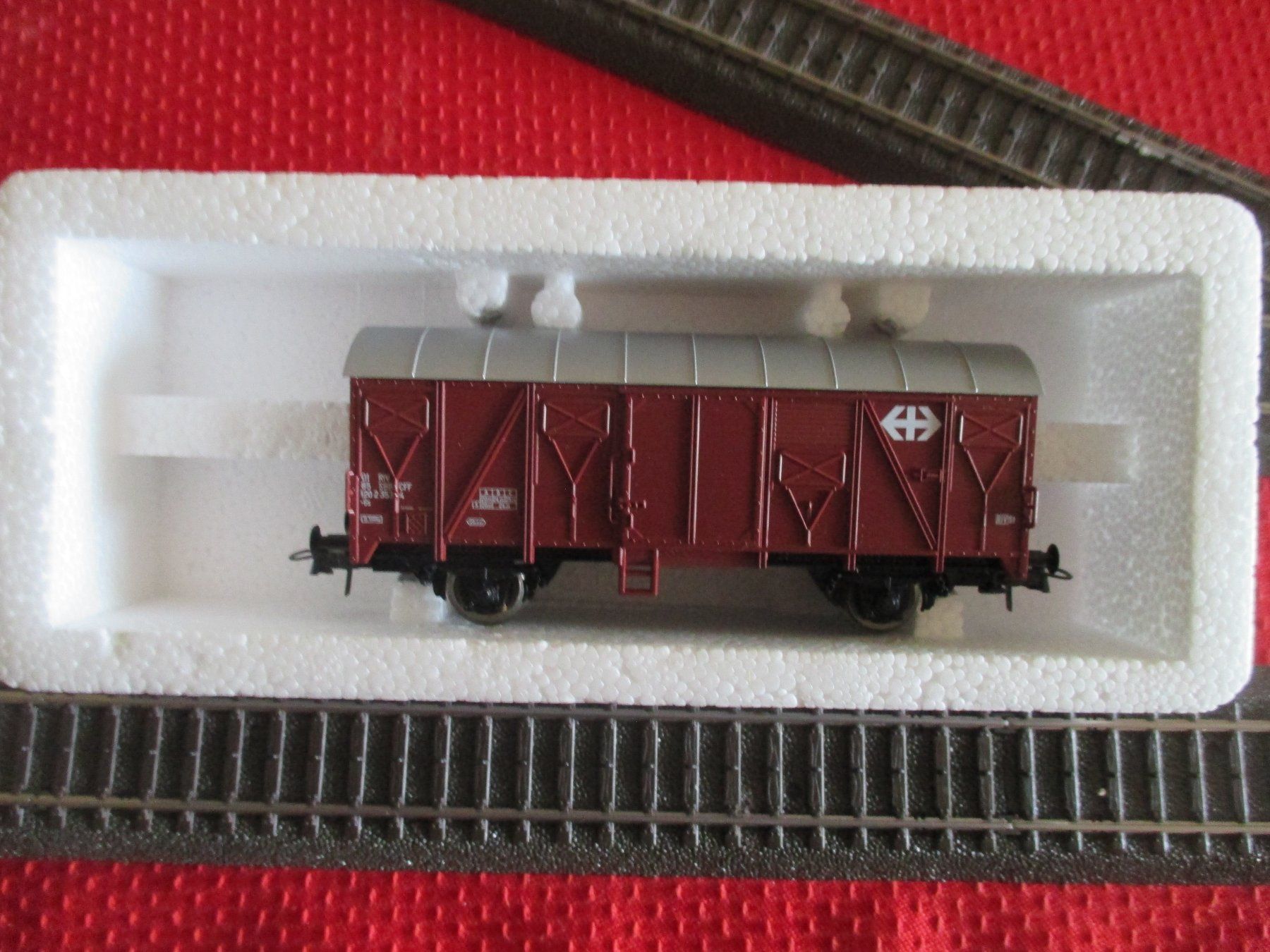 Roco Modellini di ferrovie: Roco SBB Güterwagen Gs AC – Usato da Breitenbach venduto da anti11 5