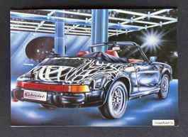 AK Porsche 911 SC Cabrio grosse AK  11 5 x 16 5 cm