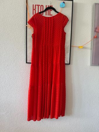 Gorgeous red Maje midi dress, size 2