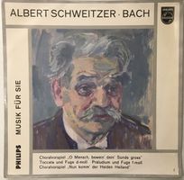 Bach - Choralvorspiele (10'' LP, Albert Schweitzer)