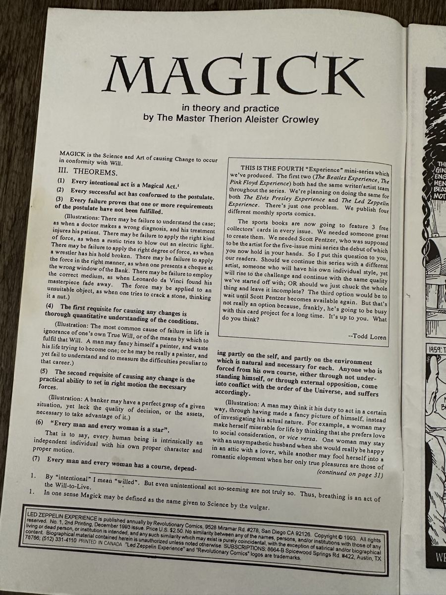 Comics: Led Zeppelin Comics US – Gebraucht aus Weggis von Steff125ch 1