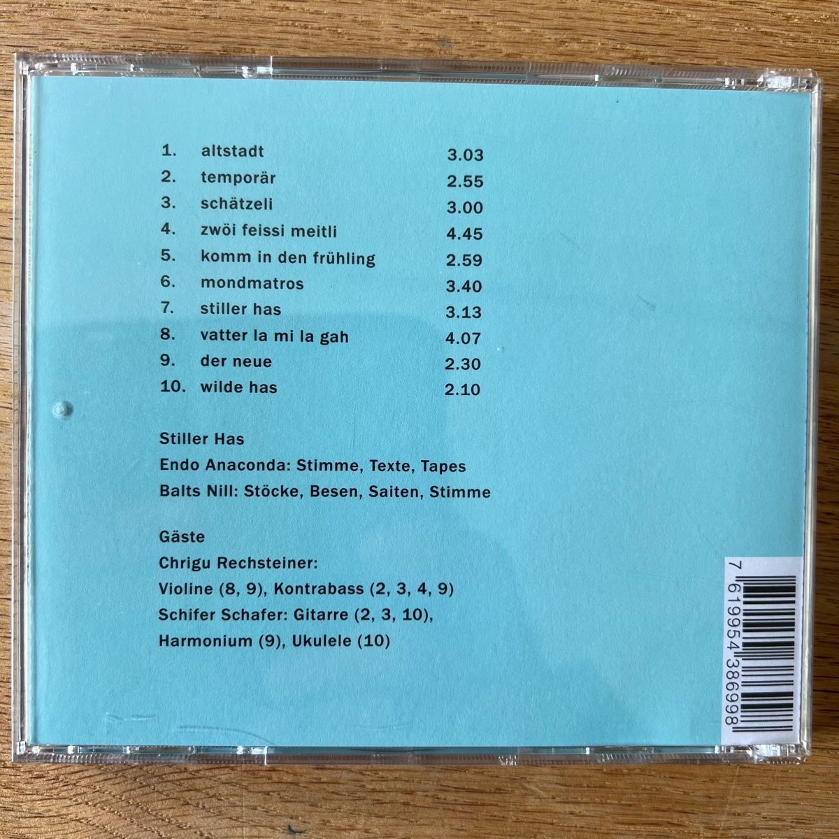 CD: Stiller Has - Same / 1. Swiss-Press. 2001 - TOP – Usato da Gais venduto da soundcave57 1