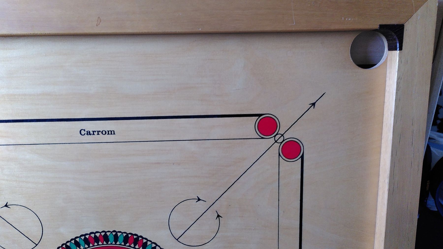 Spiele: Carrom Brettspiel – Gebraucht aus Willerzell von Evolve 5