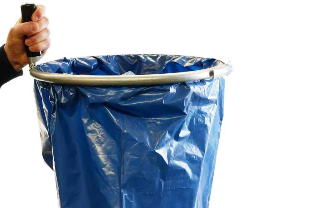 Abfalleimer: Flora Abfasllsack-Beutelboy mit Spannverschluss, 40 cm – Neu und originalverpackt aus Altstätten SG von hier-kauf-ich-ein