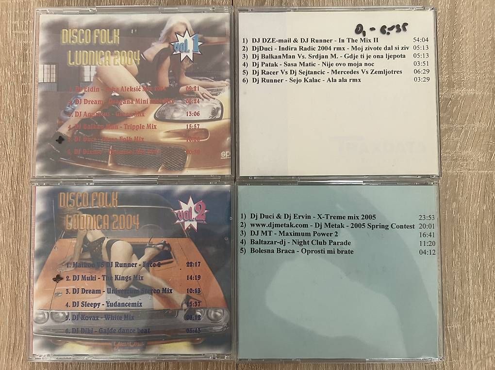 CD: Balkan Megamix x Remix 3 rare 4 cds – Usato da Zofingen venduto da Kolega01 3