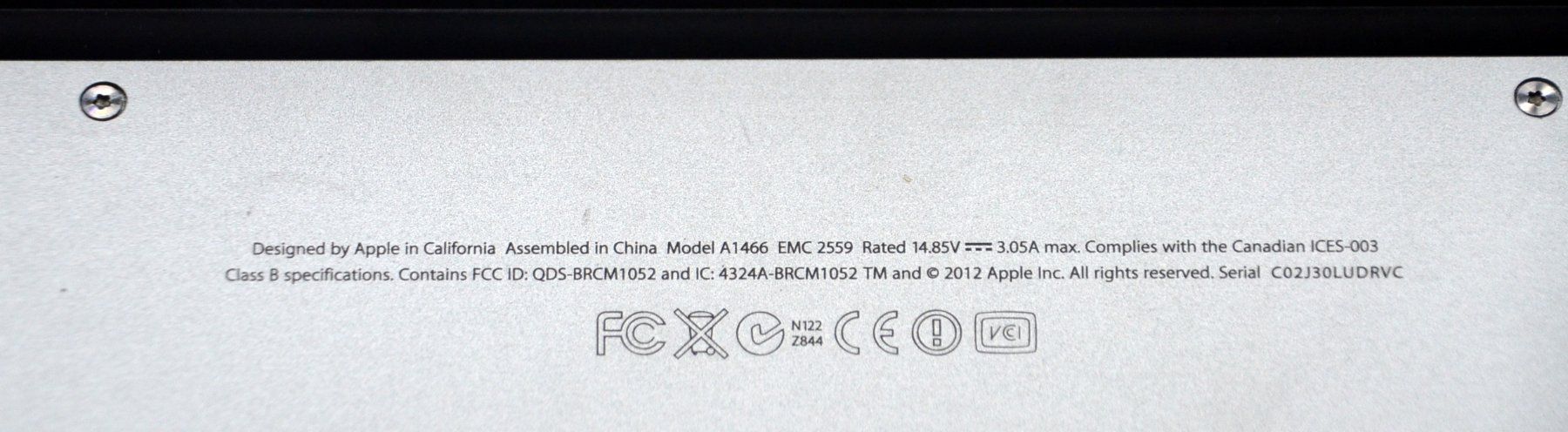 Apple Notebook: Apple Macbook Air A1466 i5  13" – Difettoso da Collonges venduto da arashee 6