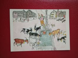 AK Kunst Alois Carigiet 1987 aus dem Bilderbuch