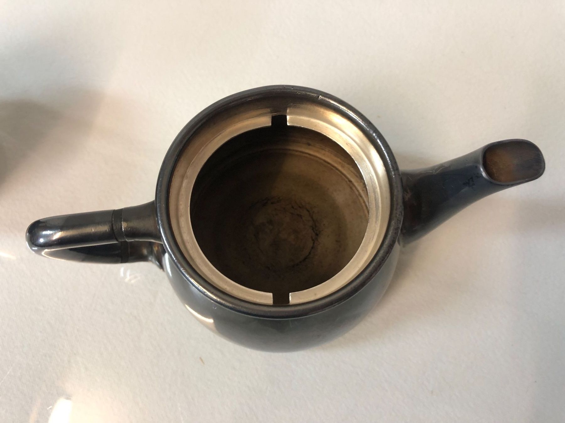 Macchine per caffè & Macchine per espresso: Espressokocher von WISKEMANN "MODELE BREVETE" versilbert – Usato da Brunnen venduto da Allerwaren 4