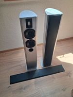 Piega Lautsprecherpaar Premium 5.2 Alu mit schwarzem Gitter