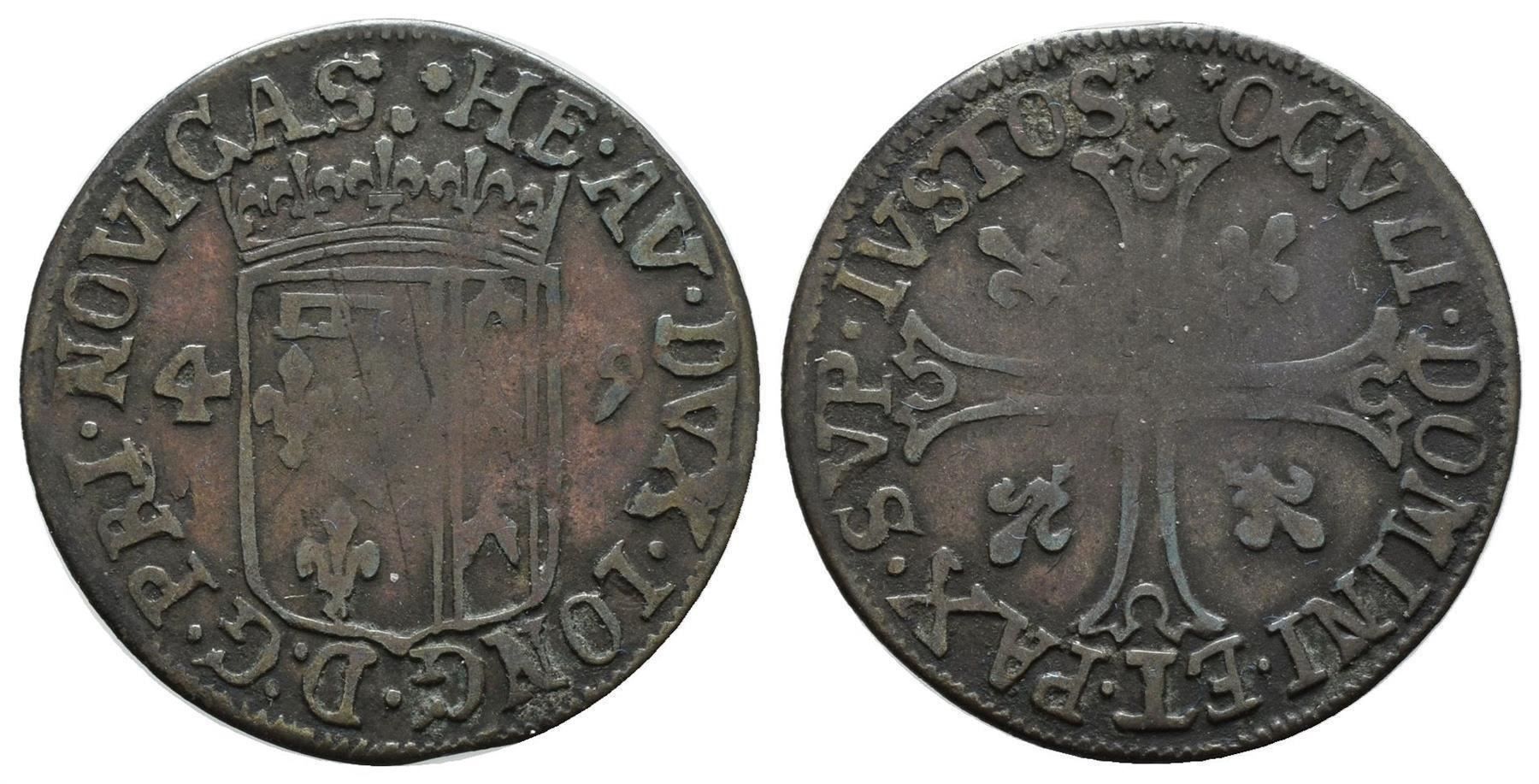 Tutti le monete: Neuenburg Halbbatzen 1649 /2248 – Usato da Trimbach venduto da Solothurn1