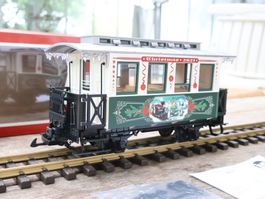 LGB Personenwagen Weihnachten 36021 - Top Modell Neuwertig