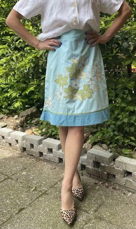 Glamour Gonna di cotone-tg38/40-feste👌vacanze